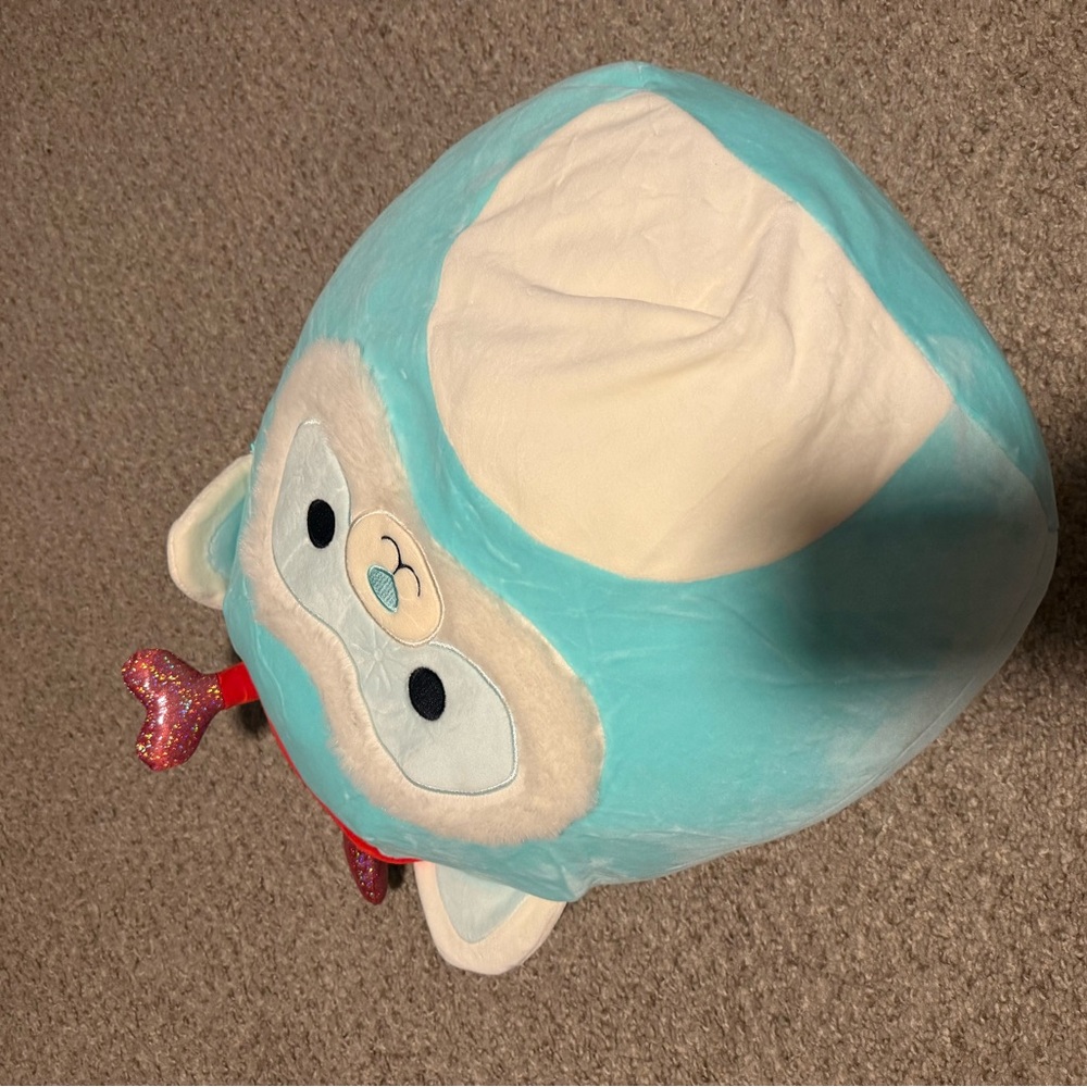 Squishmallows Blue and Cream Stuffed Animal